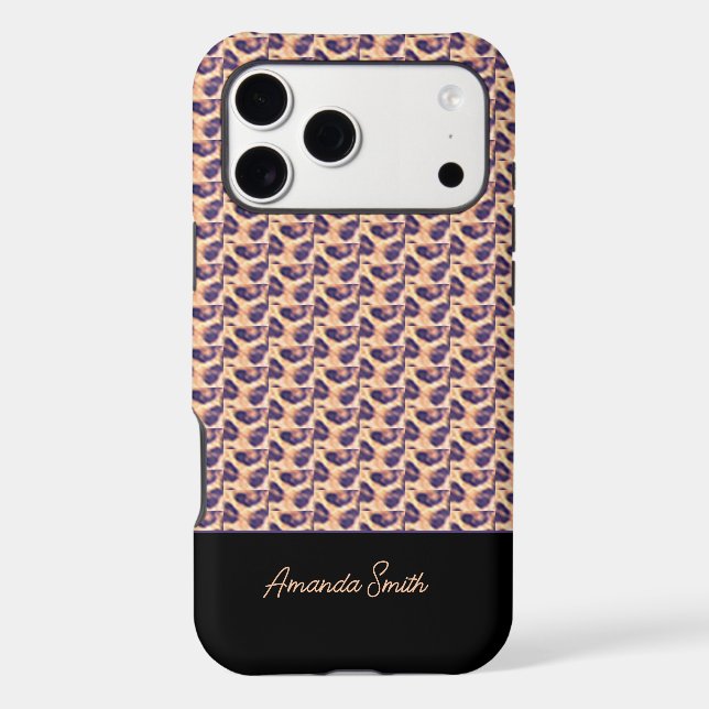 Cute Leopard Pattern Thermal Tumbler (Back)