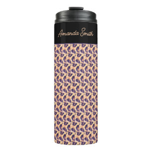 Cute Leopard Pattern Thermal Tumbler