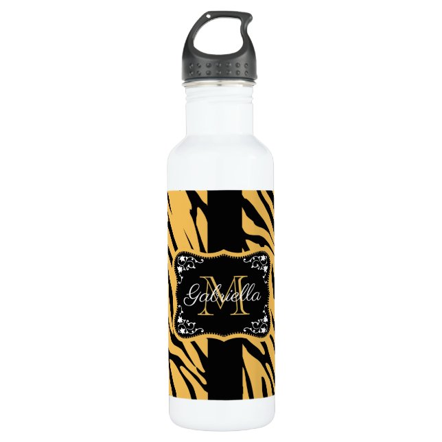 Cute Leopard Print 710 Ml Water Bottle (Front)