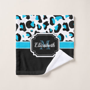 Cute Leopard Print Bath Towel Set