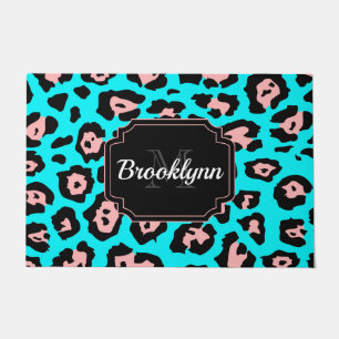 Cute Leopard Print Doormat
