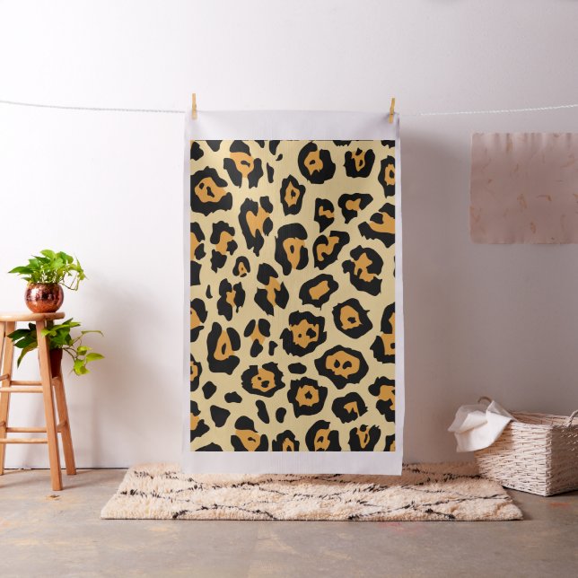 Cute Leopard Print Fabric (In Situ)