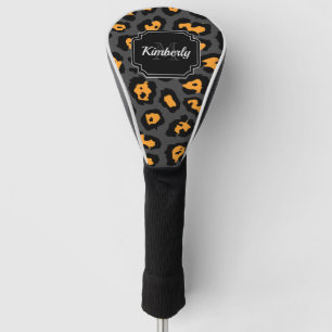 Cute Leopard Print Golf Head Cover