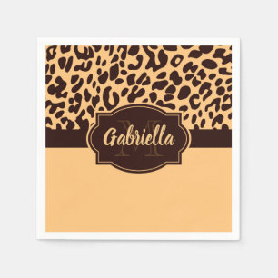 Cute Leopard Print Napkin