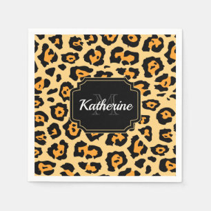 Cute Leopard Print Napkin