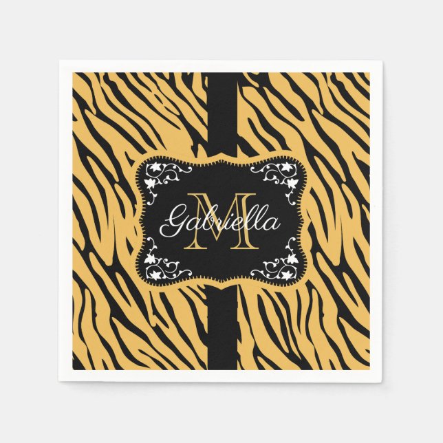 Cute Leopard Print Napkin (Front)