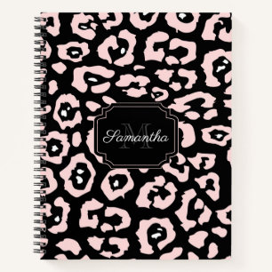 Cute Leopard Print Notebook