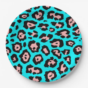 Cute Leopard Print Paper Plate
