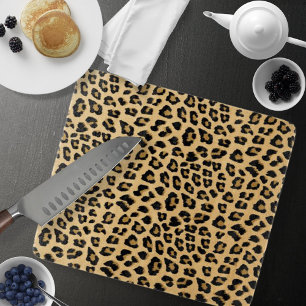 Cute Leopard Print Pattern Cutting Board