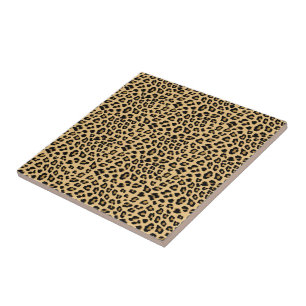 Cute Leopard Print Pattern Tile