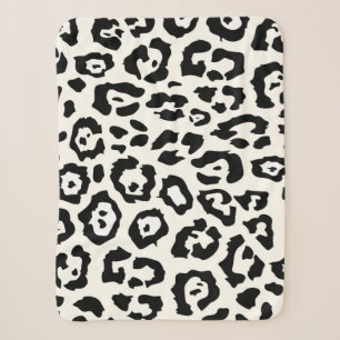 Cute Leopard Print Sherpa Blanket