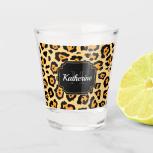 Cute Leopard Print Shot Glass