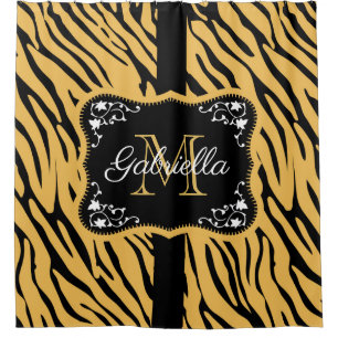 Cute Leopard Print Shower Curtain