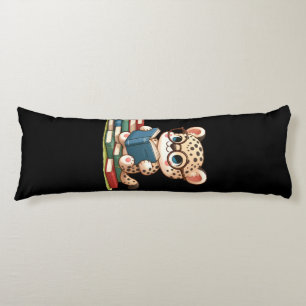 Cute Leopard Reading Body Cushion