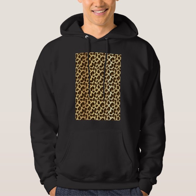 cute leopard skin backpack gifts for animal lovers hoodie (Front)