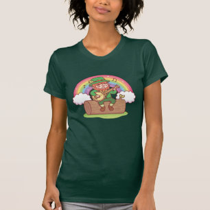 Cute Leprechaun Playing Banjo T-Shirt