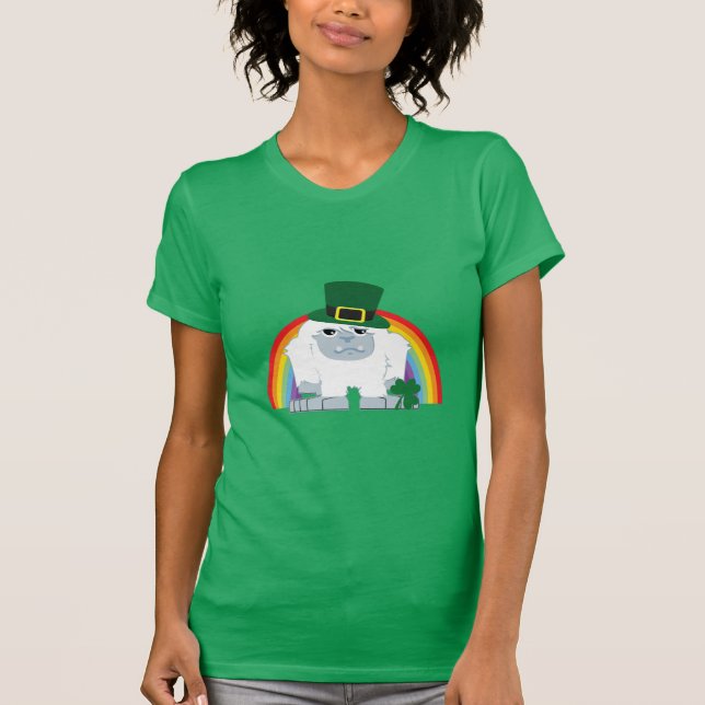 Cute Leprechaun Yeti T-Shirt (Front)