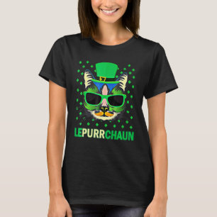 Cute Lepurrchaun Leprechaun Cat Saint Patrick's D T-Shirt
