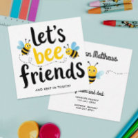 Cute Let's Bee Friends Yellow Play Date Playdate