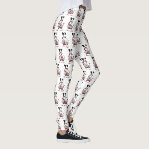 Cute Let's Go! Jack Russell Terrier (tri-color 1) Leggings
