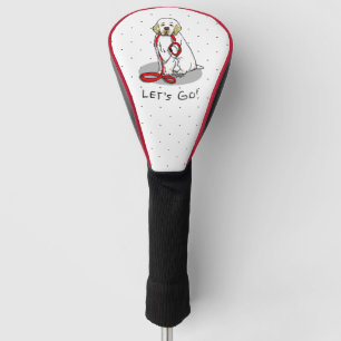 Cute Let's Go! Walk Clumber Spaniel Dog (lemon 1) Golf Head Cover