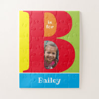 Cute Letter B Kids Photo and Name