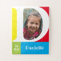 Cute Letter D Kids Photo and Name
