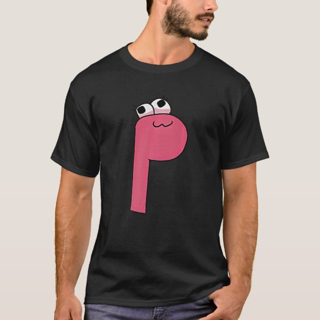 Cute Letter P Alphabet Lore   T-Shirt (Front)