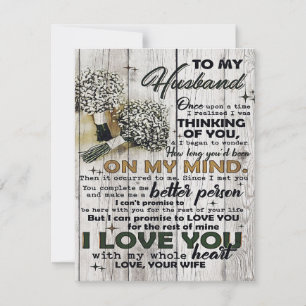 Cute Letter To Husband Lovely Gift Father Day Invitation
