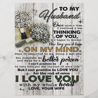 Cute Letter To Husband | Lovely Gift | Father Day Menu