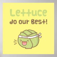 Cute Lettuce Do Our Best Vegetable Pun Humor