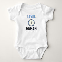 Cute Level 1 Human Bodysuit - Baby Shower Gift