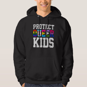 Cute Lgbt Awareness Protect Queer Kids Youth Gay L Hoodie