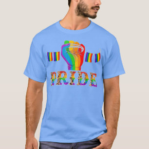 Cute LGBT Pride Fist LGBTQ Awareness Month Support T-Shirt