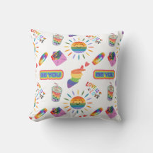 Cute LGBTQ+ Pride Pillow