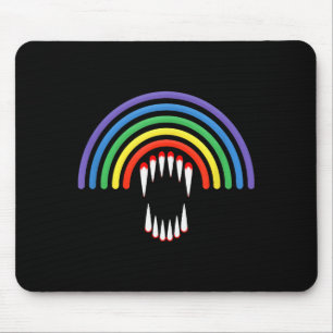 Cute Lgbtq Vamre Lgbt Halloween Ghost Rainbow Gay Mouse Mat