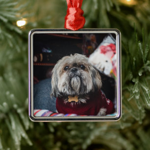 Lhasa apso christmas ornament online