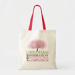 Cute Librarian Tote Bag