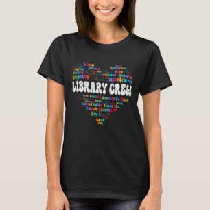 Cute Library Crew Appreciation Week back to school T-Shirt
