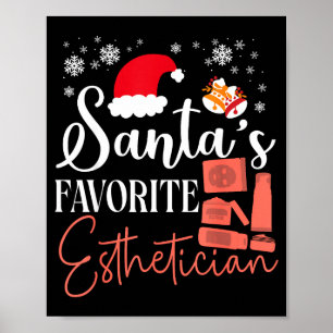 Cute Licensed Esthetician Skincare Beautician Chri Poster