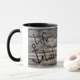 cute LIFE IS BETTER AT THE LAKE | Mug