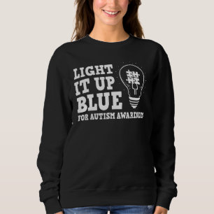 Cute Light Blue For Autism Awareness Designs Autis Sweatshirt