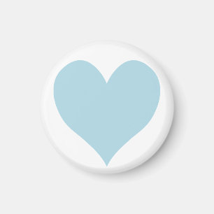 Cute Light Blue Heart Magnet