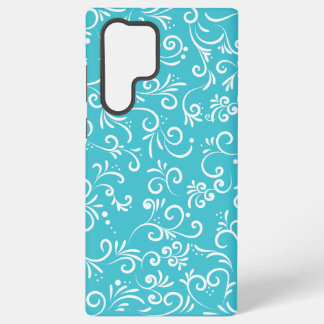 Cute Light Blue Ornamental Samsung Galaxy Case