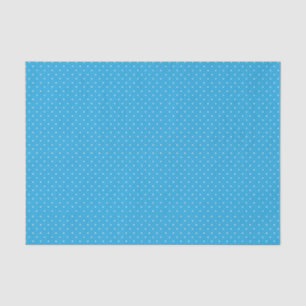 Cute Light Blue Polka Dot Pattern Tissue Paper