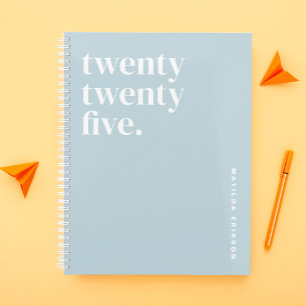 Cute Light Blue School Planner