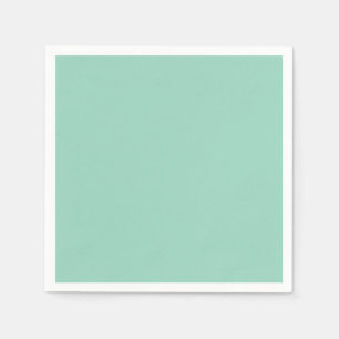 Cute Light Teal Solid Napkins