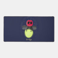 Cute lightning bug firefly cartoon illustration