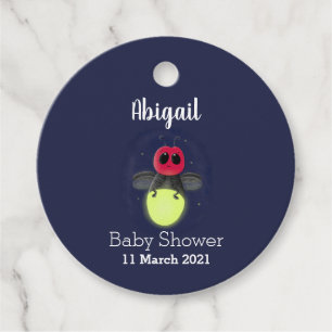 Cute lightning bug firefly cartoon illustration favour tags