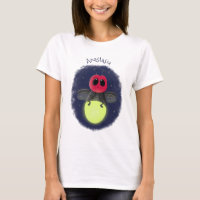 Cute lightning bug firefly cartoon illustration